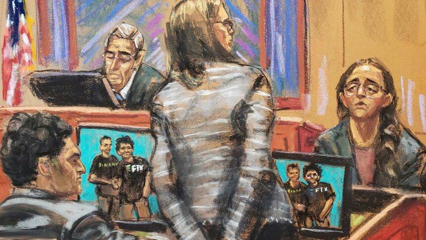 SBF Courtroom Sketches Caroline Ellison Sam Bankman Fried Courtroom