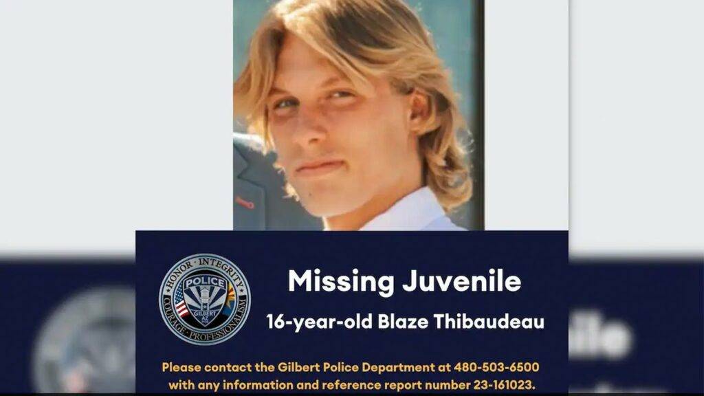 Blaze Thibaudeau Missing