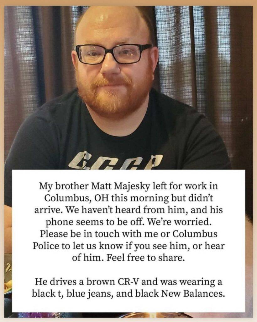 Matthew Majesky Found Update