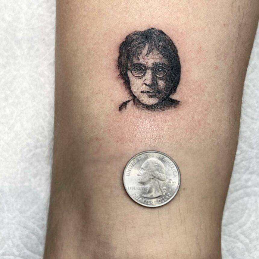 Matt Rife John Lennon Tattoo, Matt Rife Tattoo Wrist or Arm of Spotify