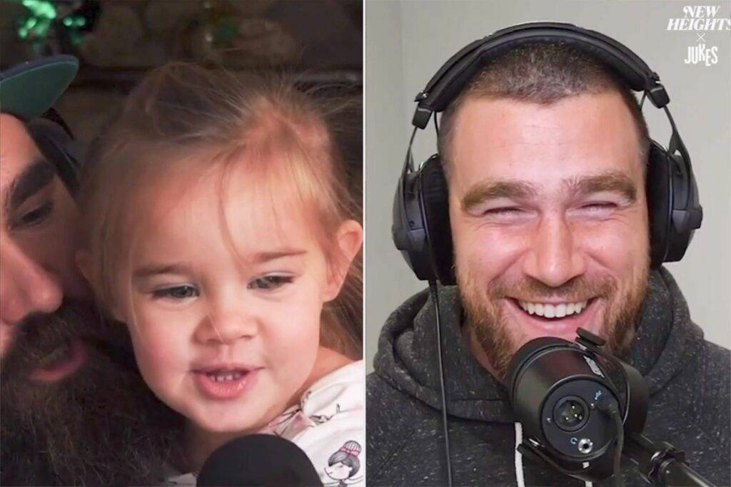 Wyatt Kelce Video Jason Kelce Daughter Video, Wyatt Kelce Pink Haira and Shoes, Birthday, Age