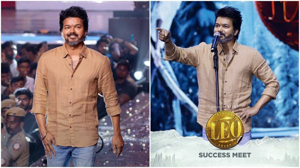 Leo Success Meet Live On Sun Tv Vijay