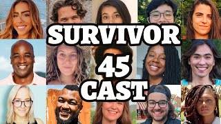 Survivor Season 45 Finale Cast