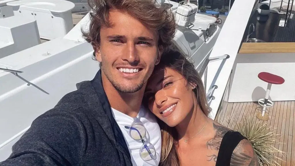 Zverev Girlfriend's Sophia Thomalla 