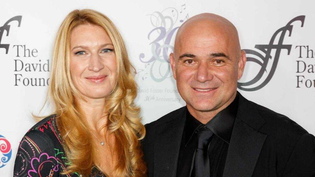 Andre Agassi and Steffi Graf