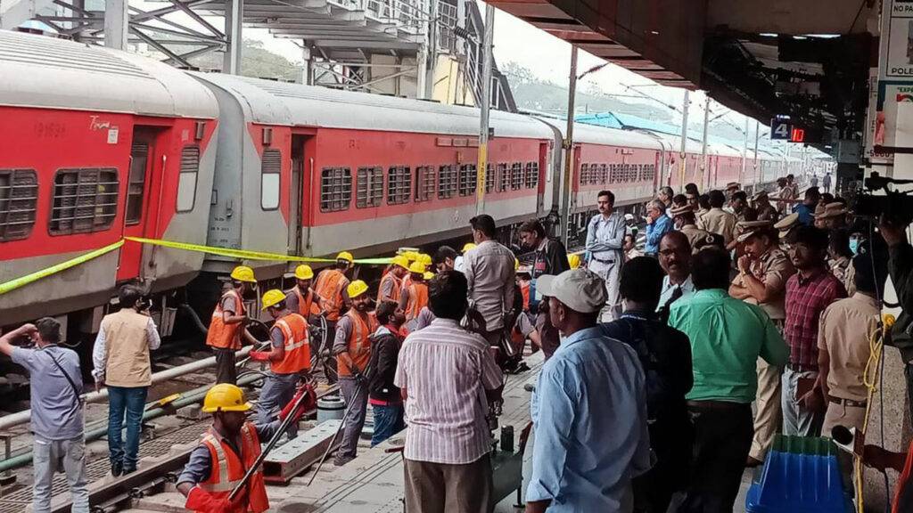 Charminar Express Train Accident