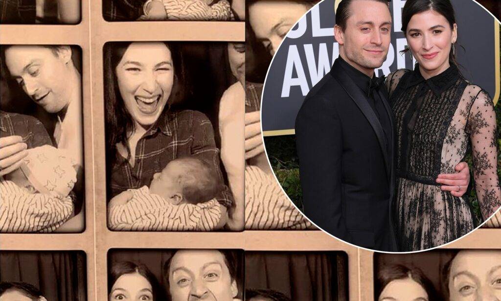 Kieran Culkin And Jazz Charton Kids