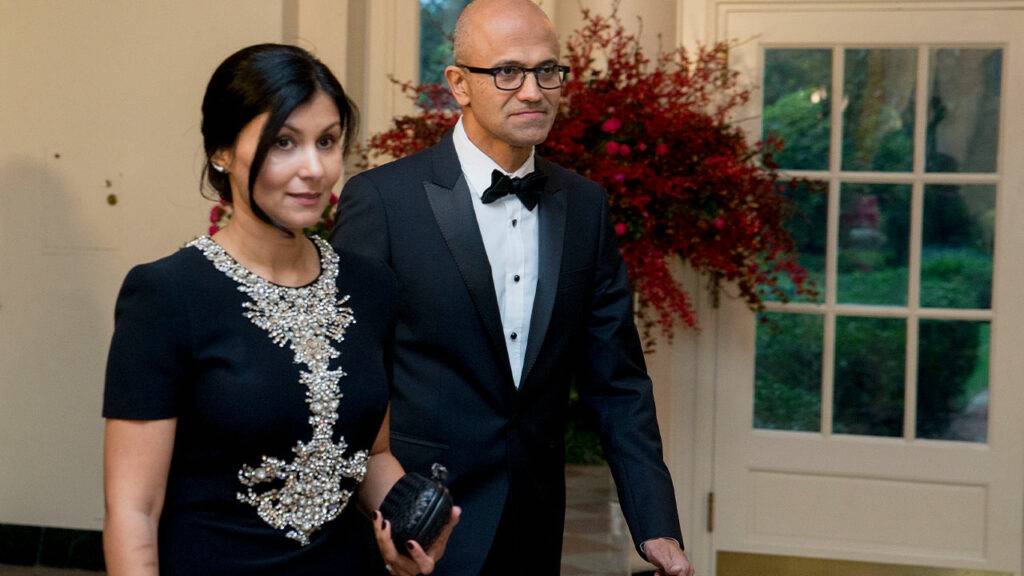 Satya Nadella And Anupama Nadella