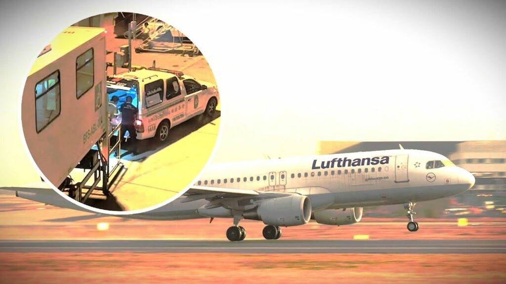 A 63-Year-Old Man On Lufthansa Flight Blood