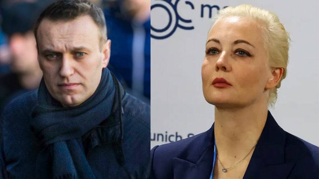 Alexei Navalny And Wife Yulia Navalnaya