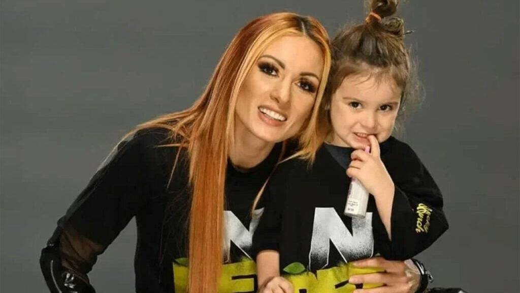 Becky Lynch And Daughter Roux Lopez