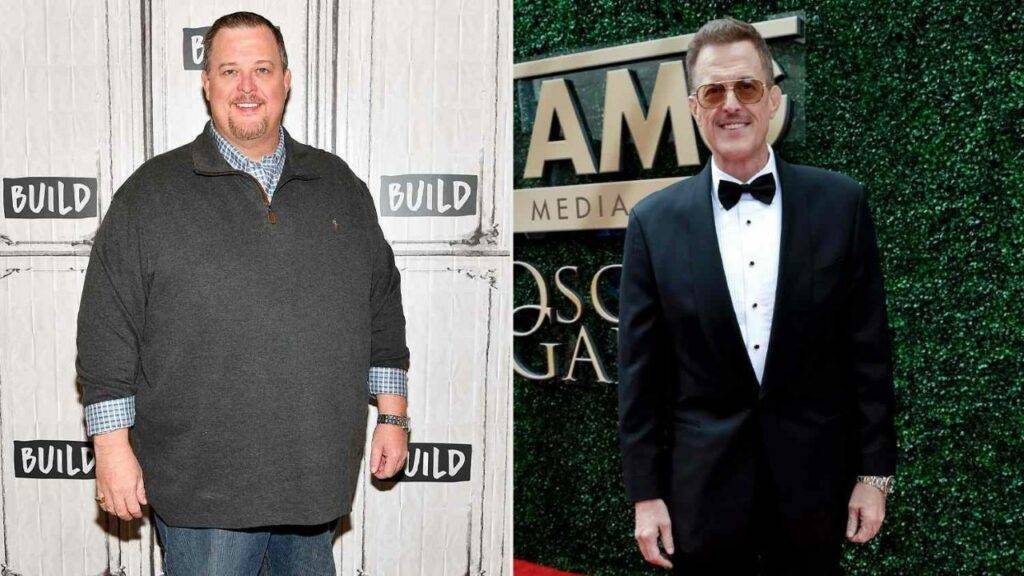  American actor Billy Gardell, Weight Loss, Before and After