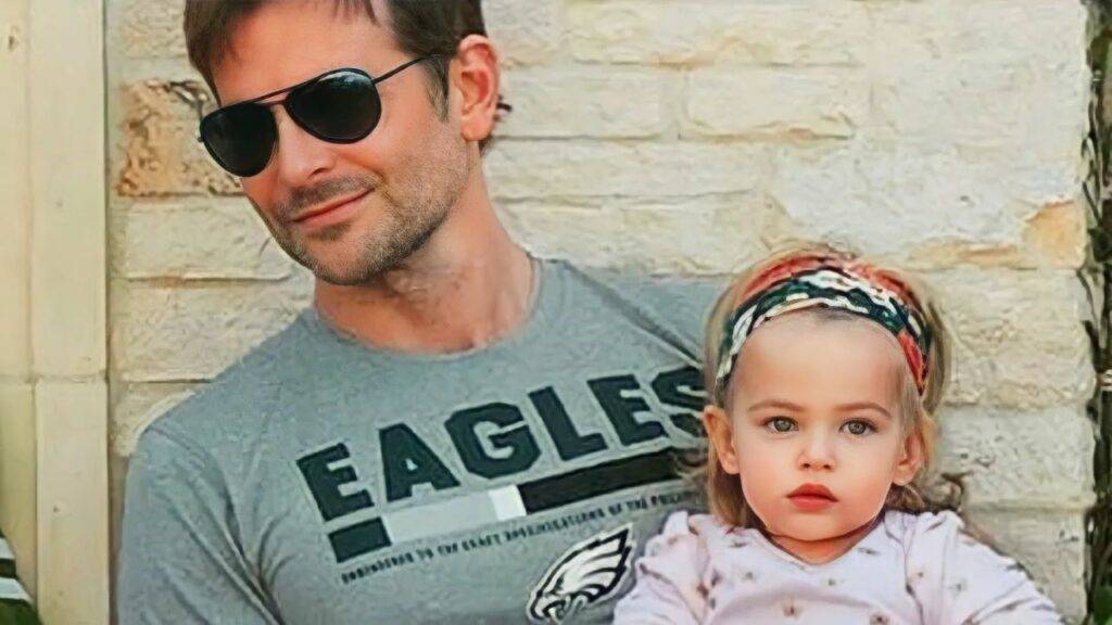 Bradley Cooper with daughter