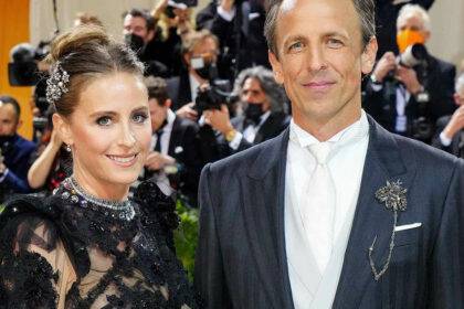 Seth Meyers And Alexi Ashe