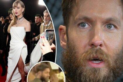 Taylor Swift Walked Along Side Ex Calvin Harris At Grammys