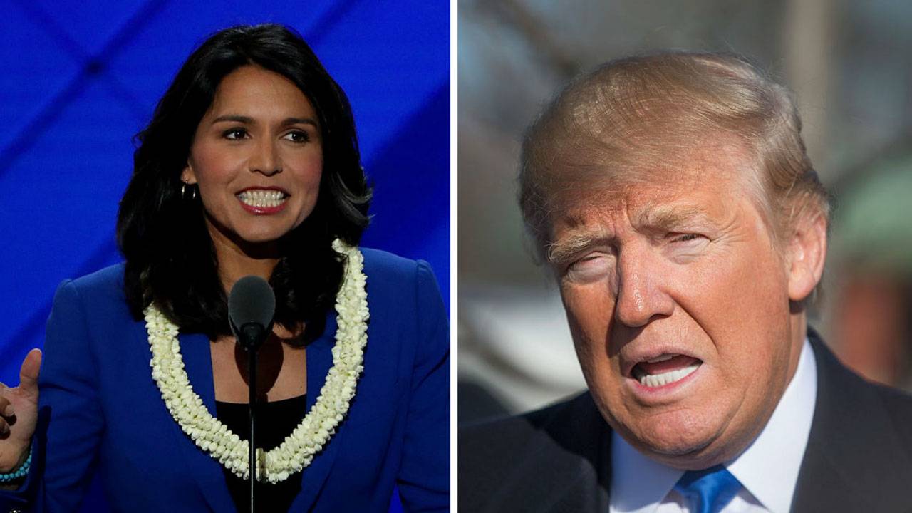 Tulsi Gabbard And Donald Trump 1