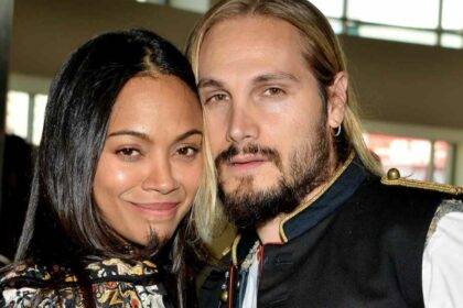 Zoe Saldana With Partner